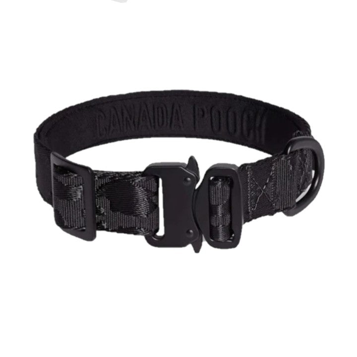 Canada Pooch Dog Waterproof Collar Black