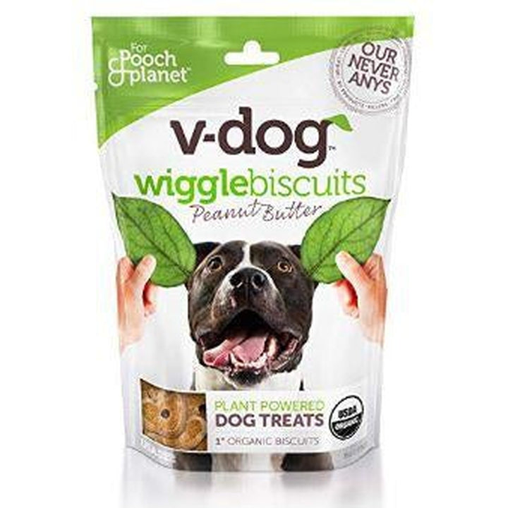 V-dog wiggle biscuits, Vegan Dog Treats with Superfoods