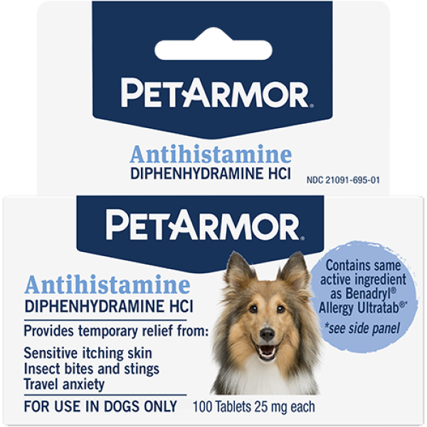 PetArmor® Antihistamine Tablets for Dogs