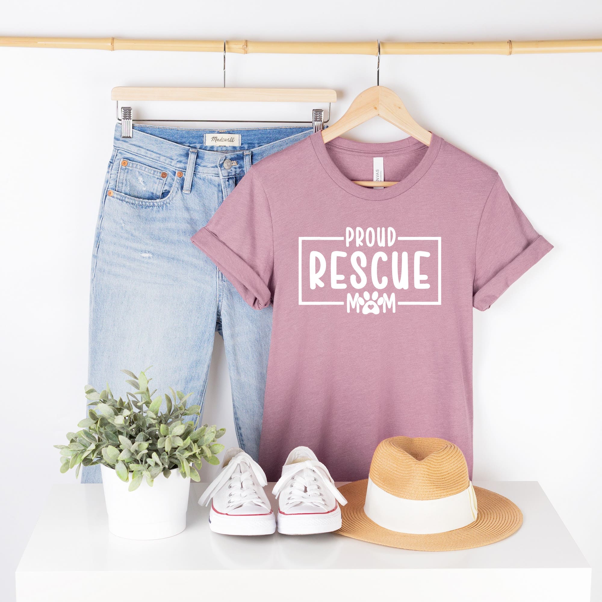 PROUD RESCUE MOM Shirt | People Shirts
