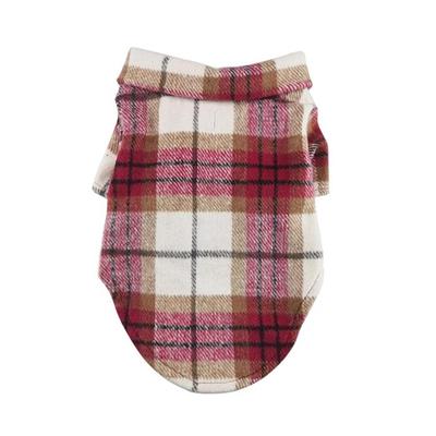 Plaid Flannel Dog Shirt by Doggie Design