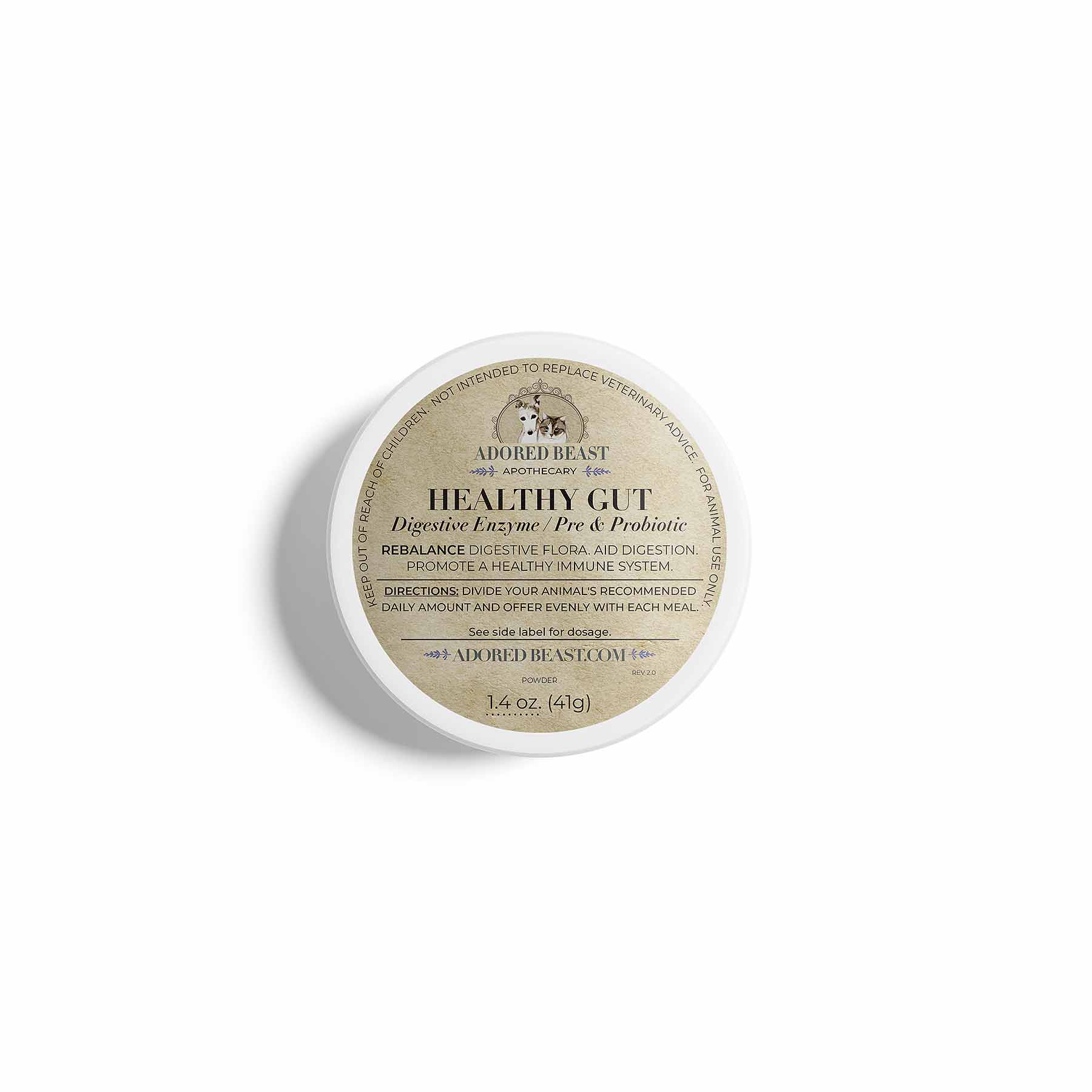 Adored Beast Healthy Gut Digestive Enzyme / Pre & Probiotic