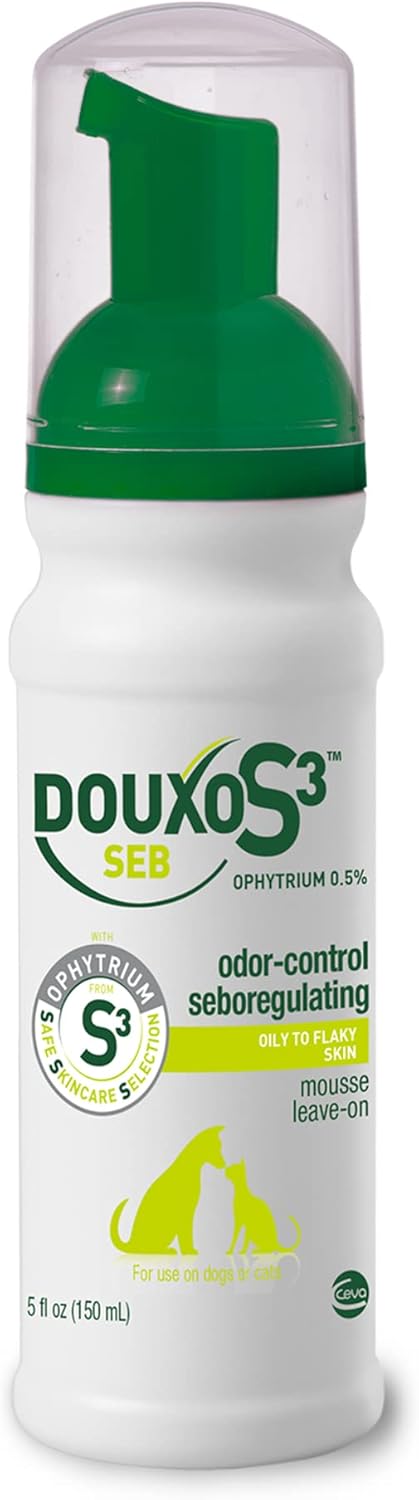 Douxo S3 SEB Mousse - Relief for Seborrhea (Oily to Flaky Skin)