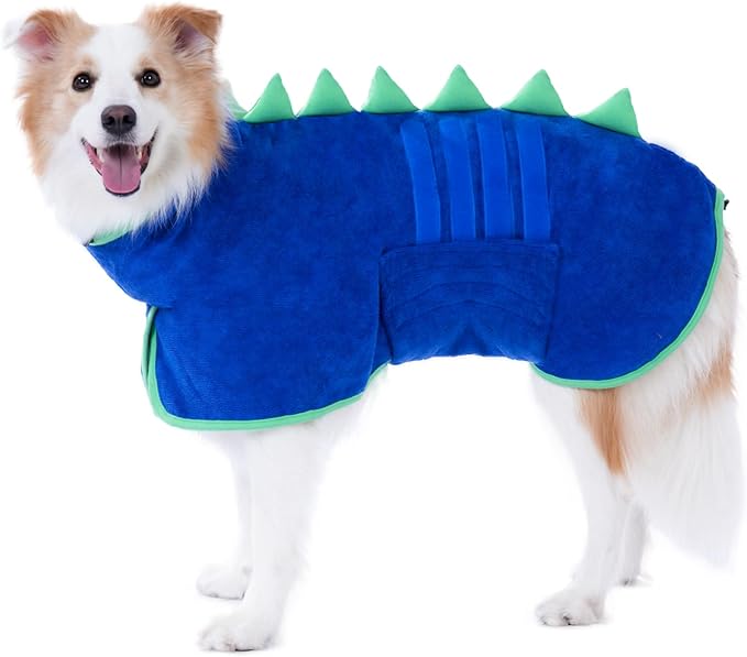 Dinosaur Dog Bath Towel