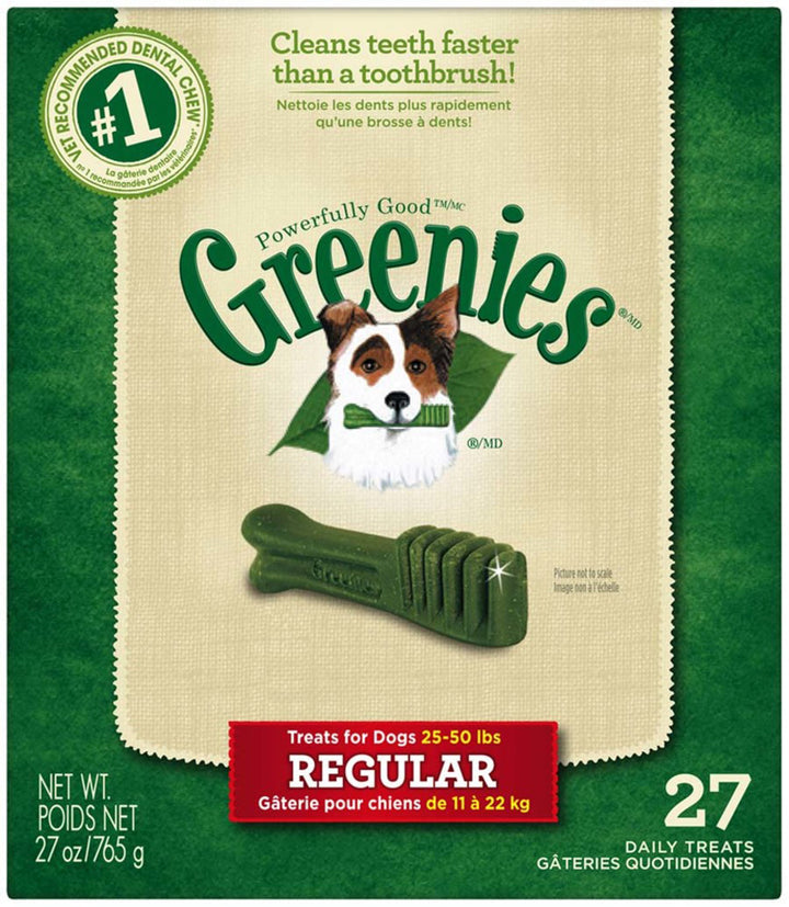Golosinas dentales frescas Greenies para perros