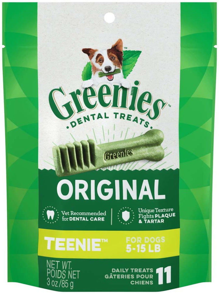 Golosinas dentales frescas Greenies para perros