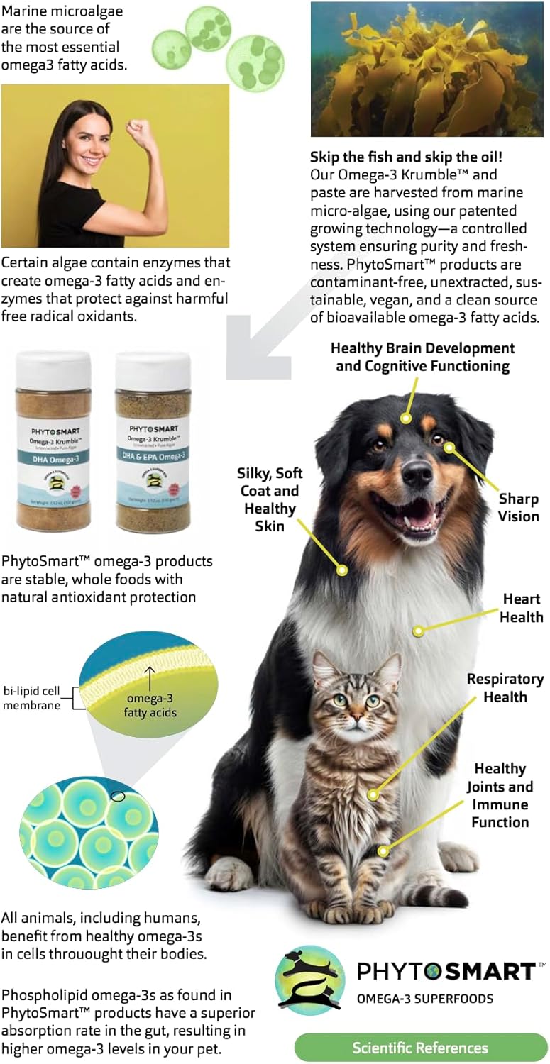 PhytoSmart Omega-3 Krumble- DHA & EPA Omega-3