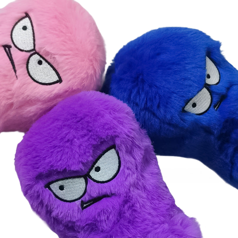 Interactive Plush Squeaky Toy for Dogs with Crinkle Tentacles