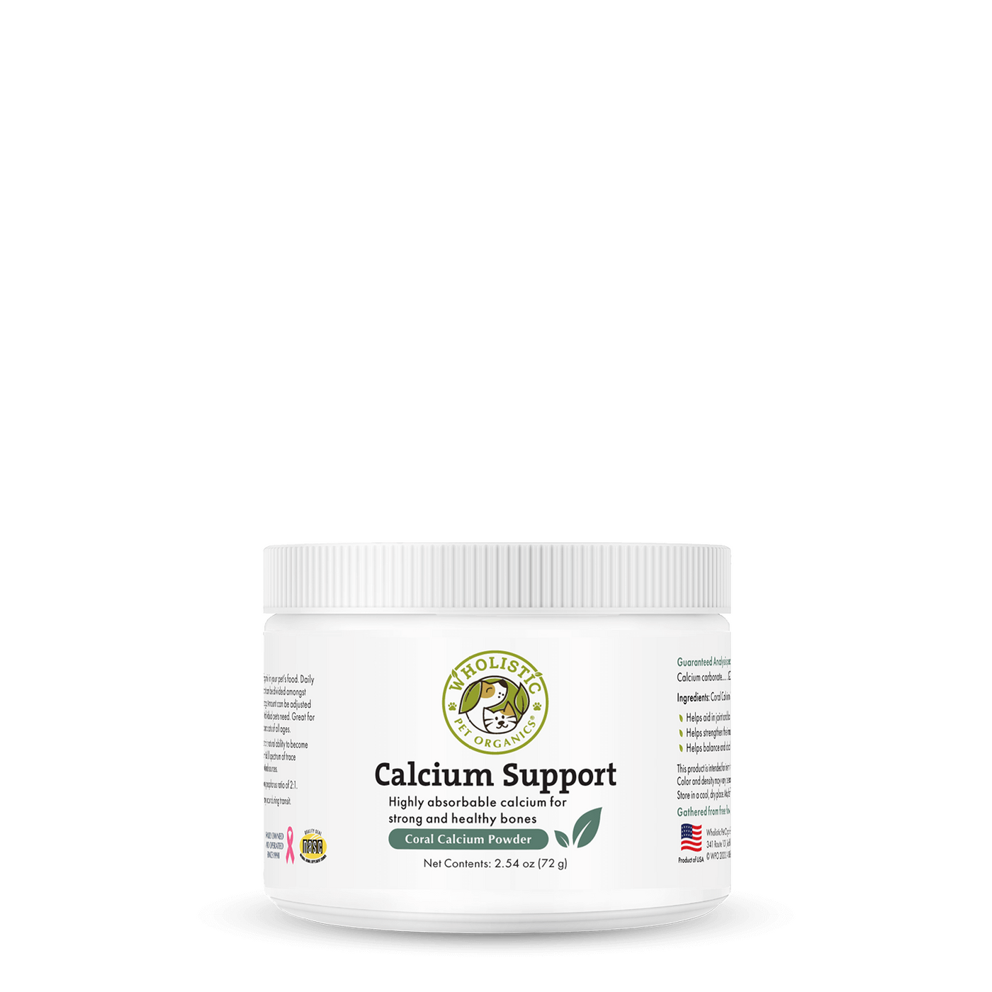 Wholistic Pet Organics Calcium Support