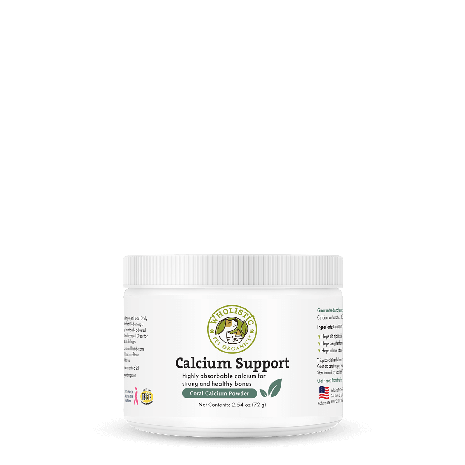 Wholistic Pet Organics Calcium Support