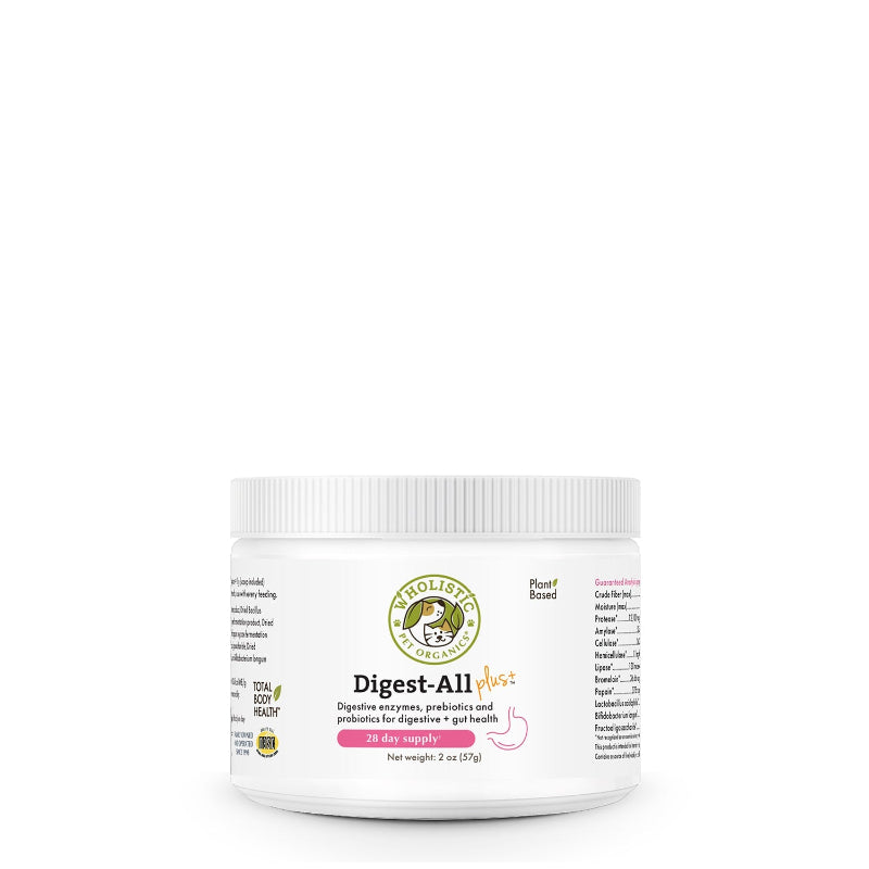 Jar of Digest-All on a white background