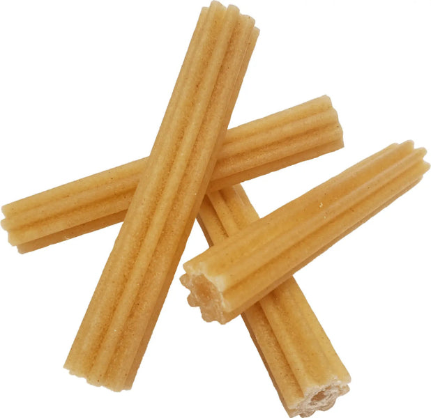 Pasta sticks on a white background