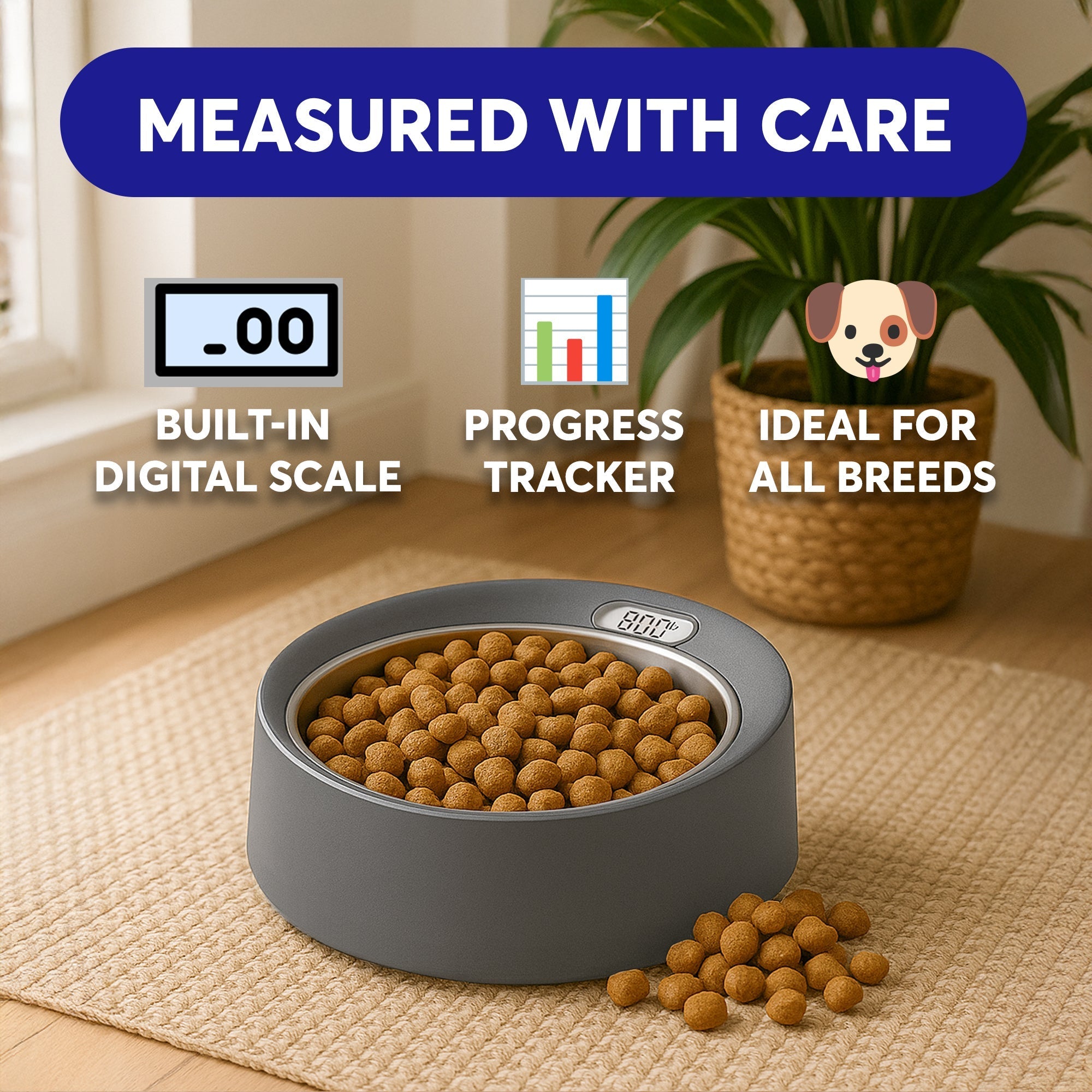 Dog Food Scale and Bowl