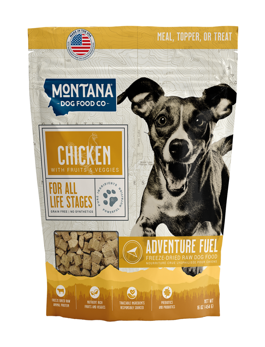 Montana Dog Food Co Grain-Free Chicken Freeze-dried Raw Adventure Fuel Dog Food