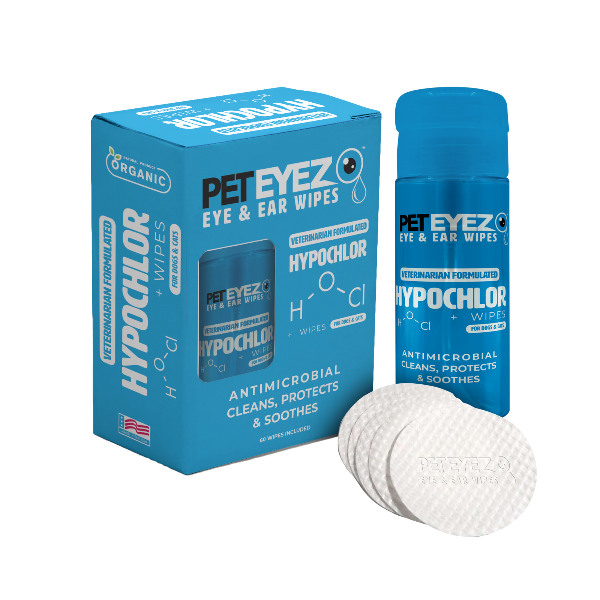 PET EYEZ™️Eye and Ear Wipes with Hypochor