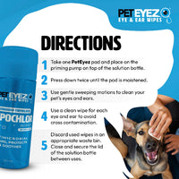 PET EYEZ™️Eye and Ear Wipes with Hypochor