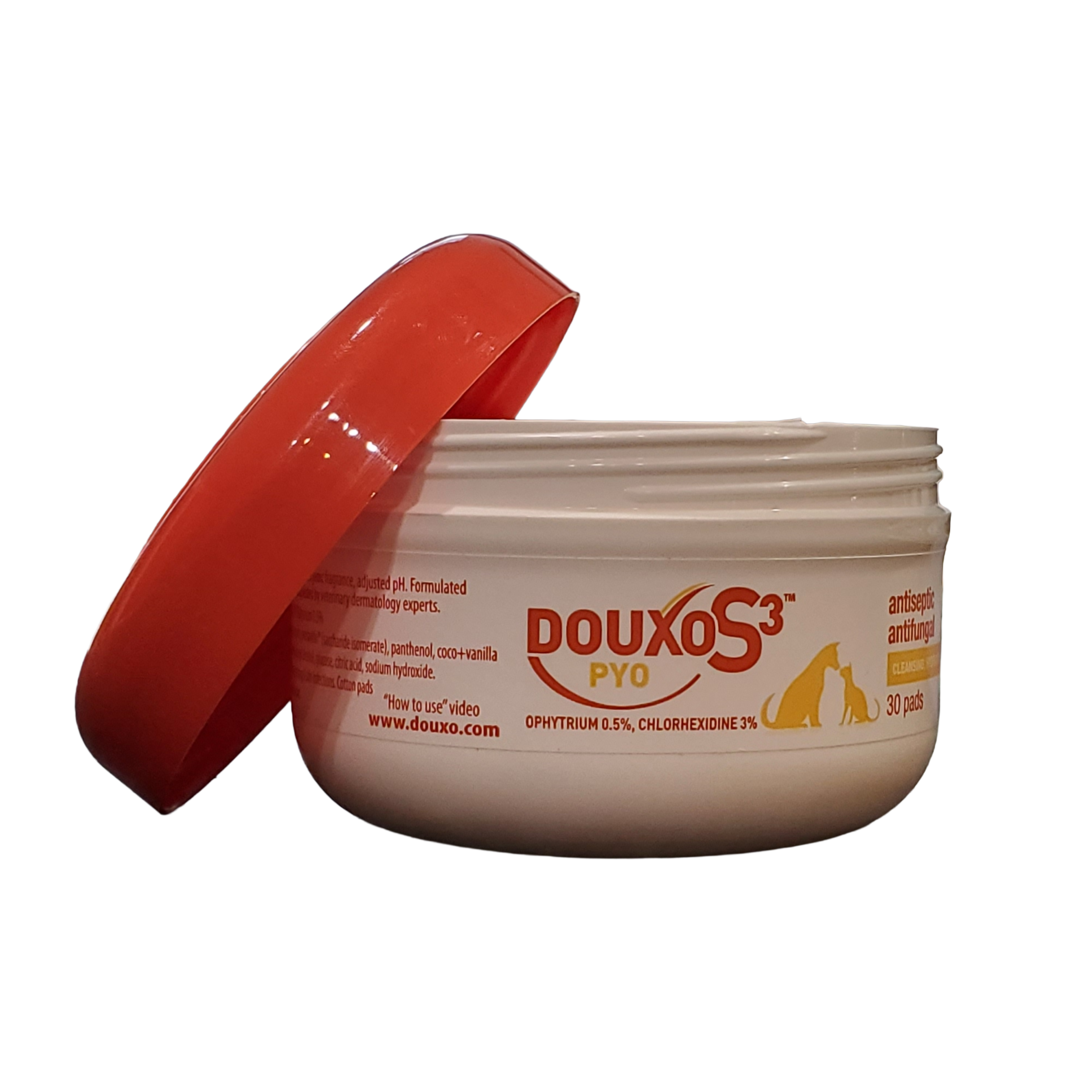 Douxo S3 PYO Chlorohexidine Wipes 30 Count