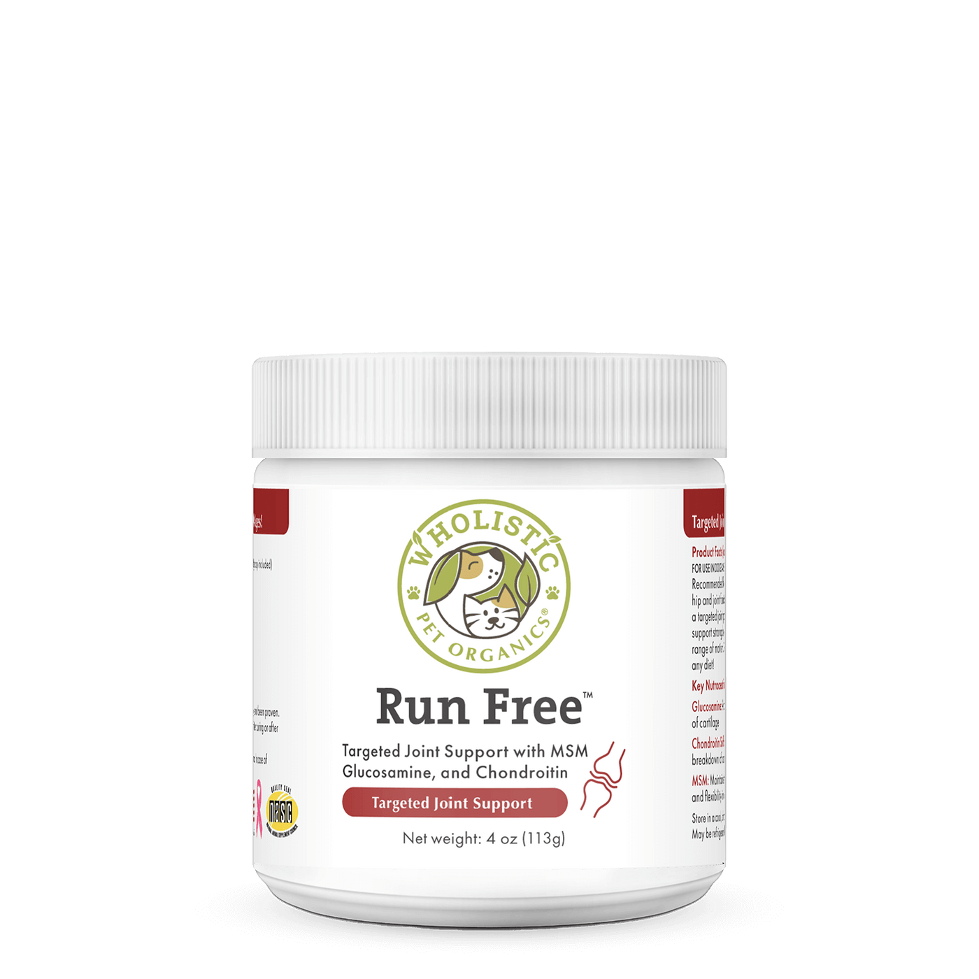 Wholistic Pet Organics Run Free™ Target Joint Support