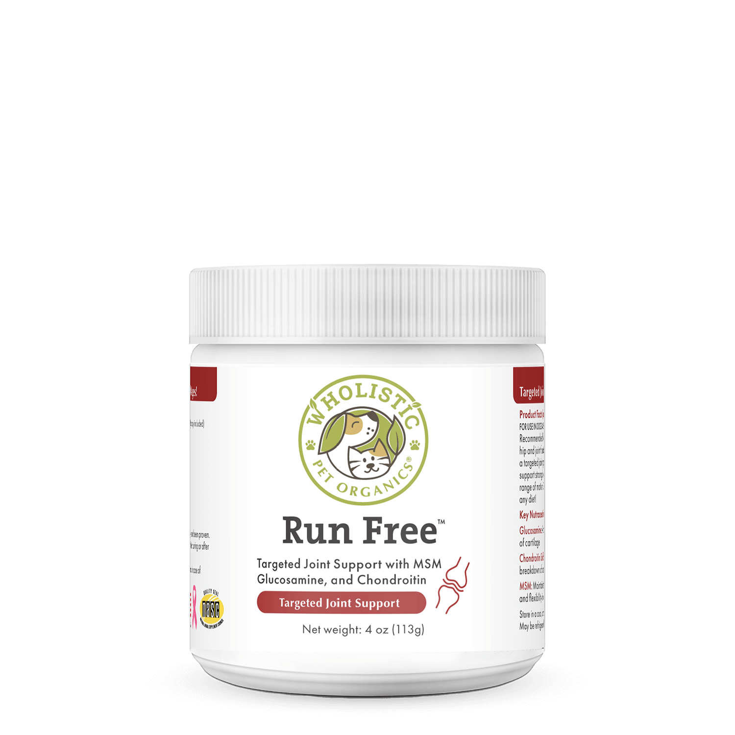 Wholistic Pet Organics Run Free™ Target Joint Support