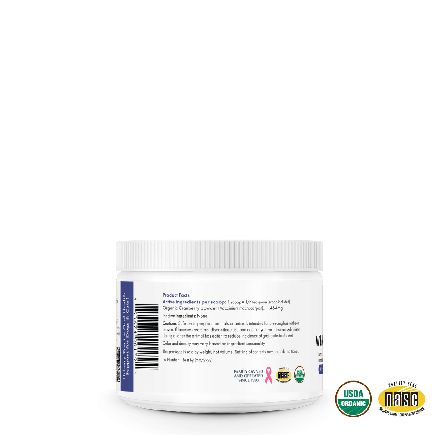 Wholistic Pet Organics WholeCran Intense™ for Antioxidant Support