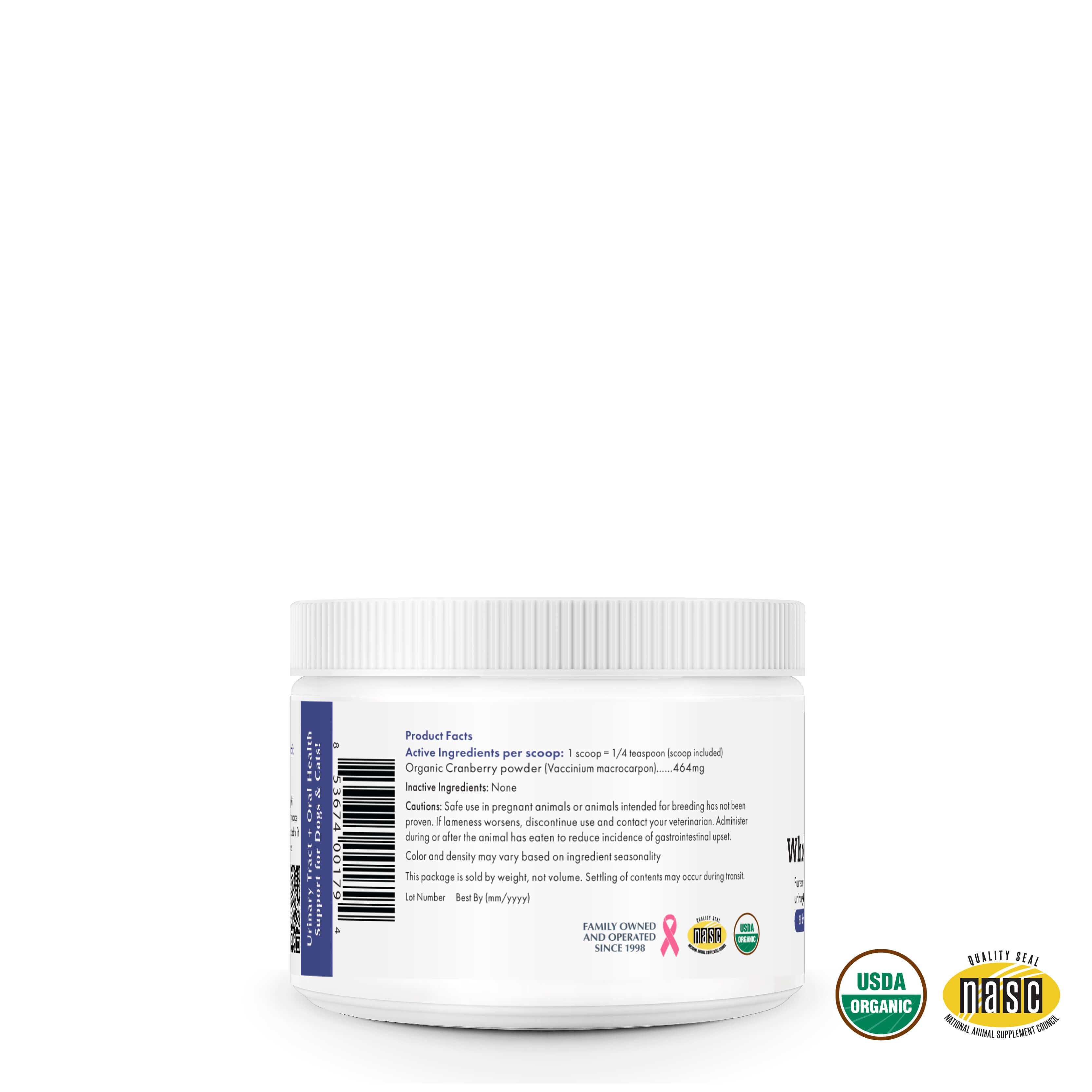 Wholistic Pet Organics WholeCran Intense™ for Antioxidant Support