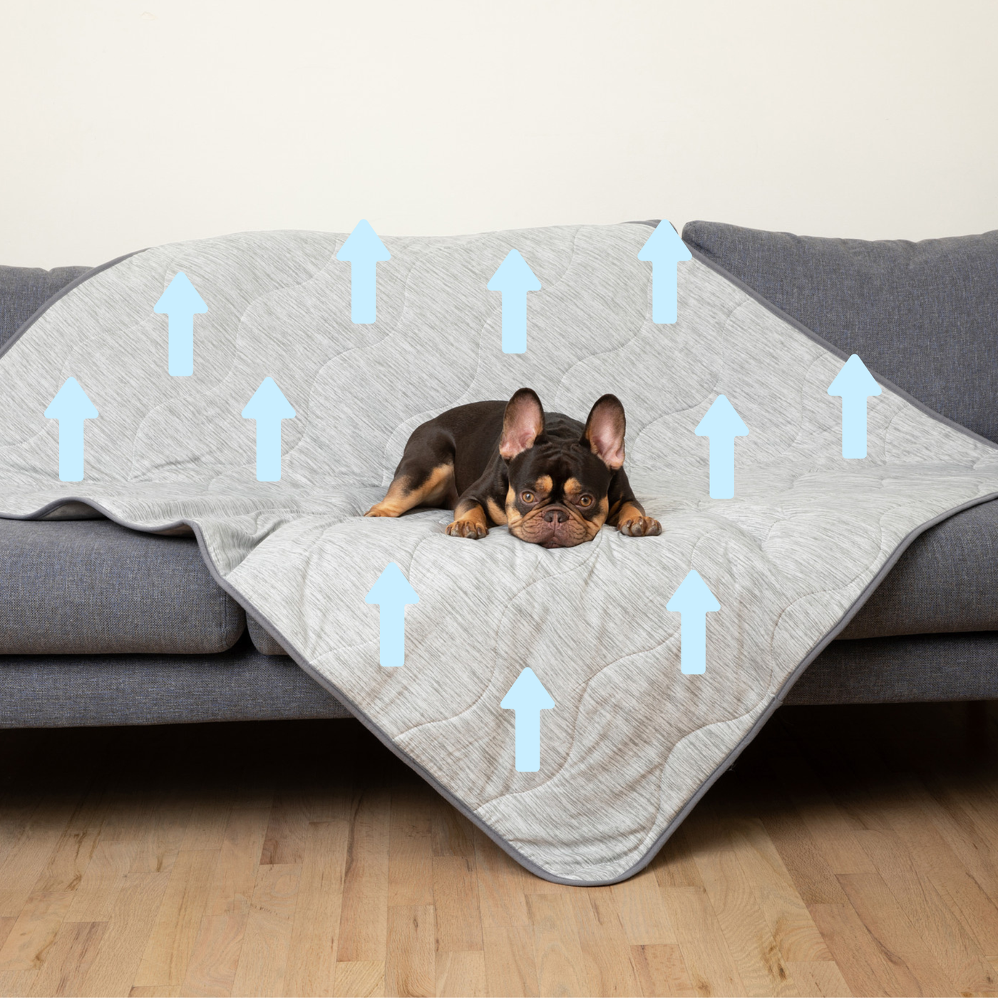 PupChill™ Cooling Waterproof Blanket - Arctic Grey