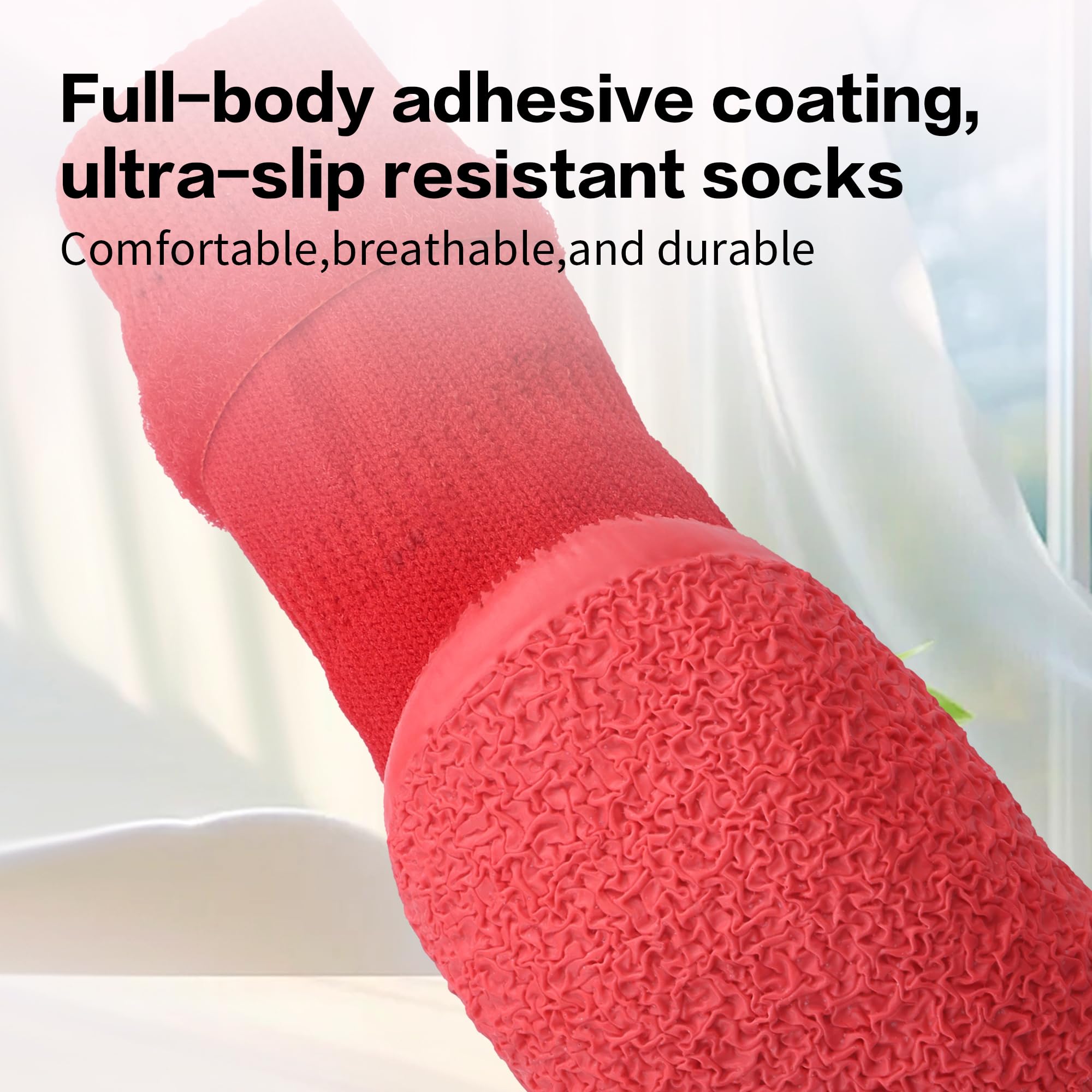 Pet Zen Anti-Slip Dog Socks -4Pcs