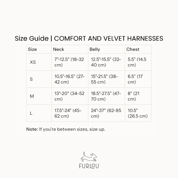 FURLOU Velvet Dog Harness