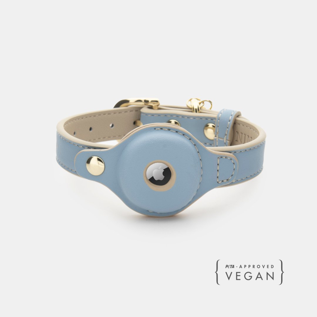 Collar - Air Tag Enabled - Vegan Leather - Cupertino