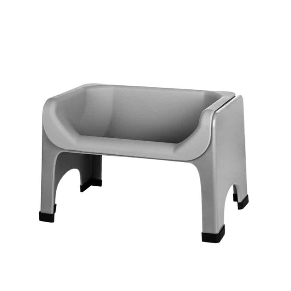 Gray chair on a white background