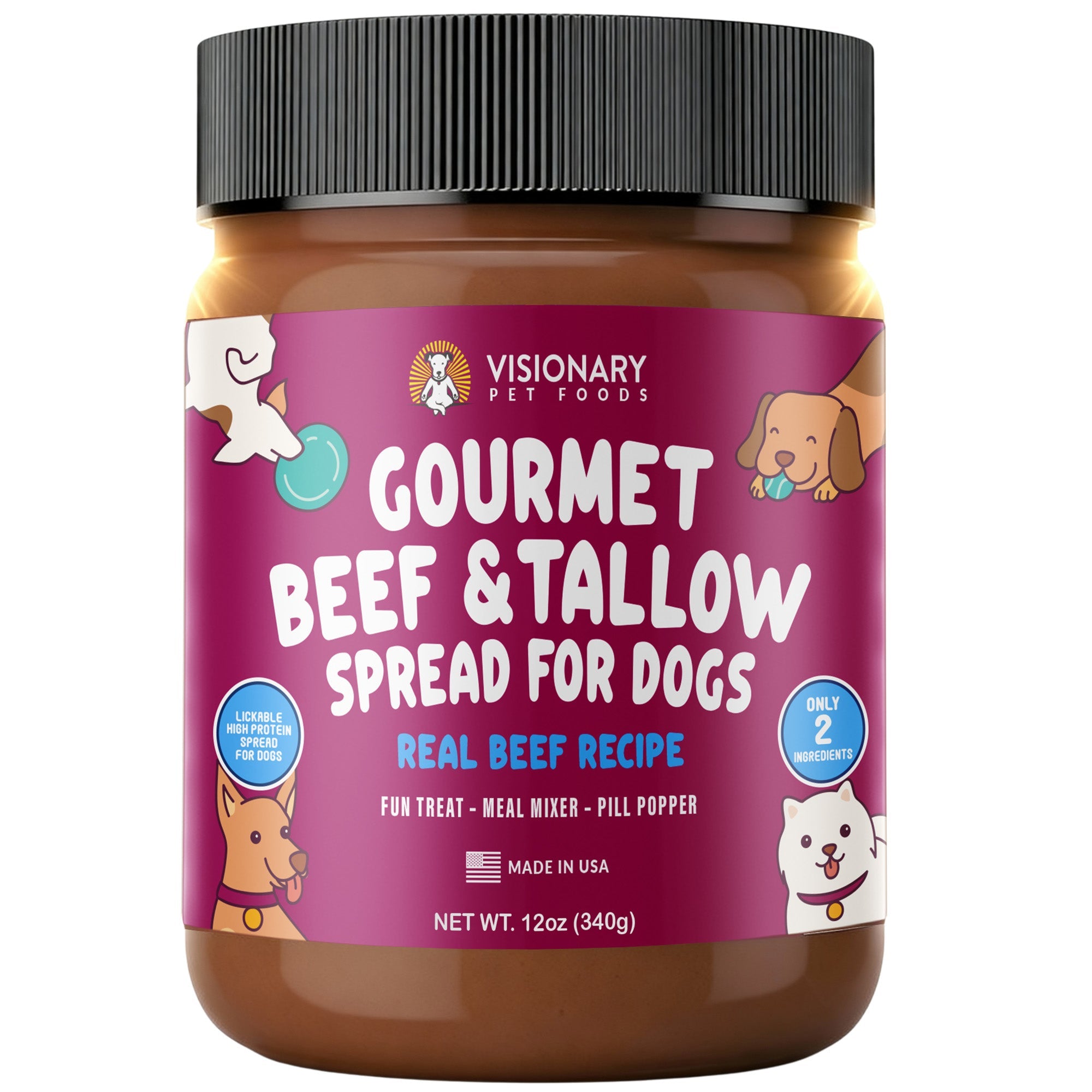 Beef and Beef Tallow Meat Spread 12oz Jar