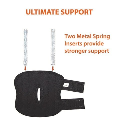 NeoAlly Rear Leg Hock Brace - Metal Spring Strips for Small Dogs (Pair)