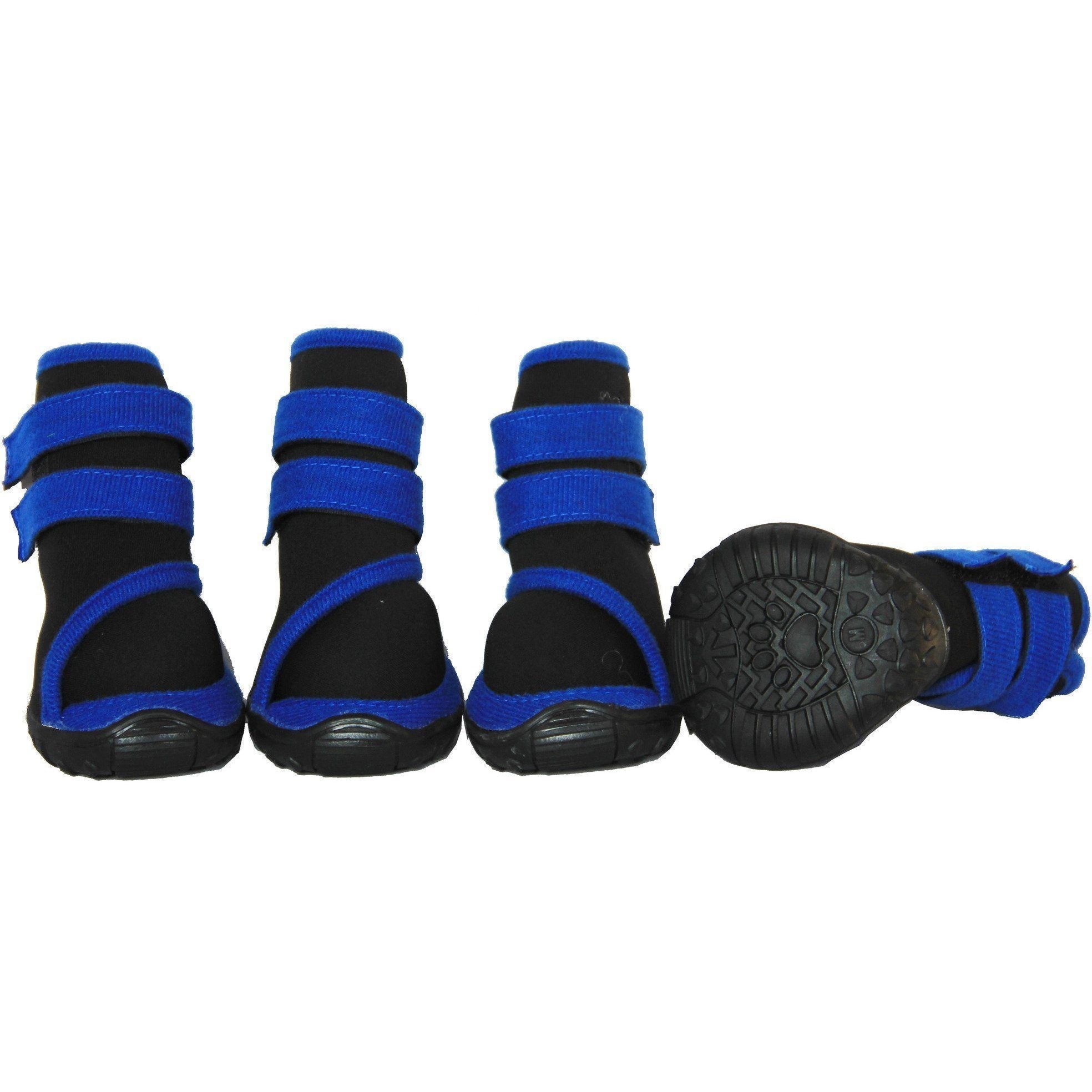 Pet Life ® 'Performance-Coned' Premium Stretch High Ankle Support Dog Shoes - Set Of 4
