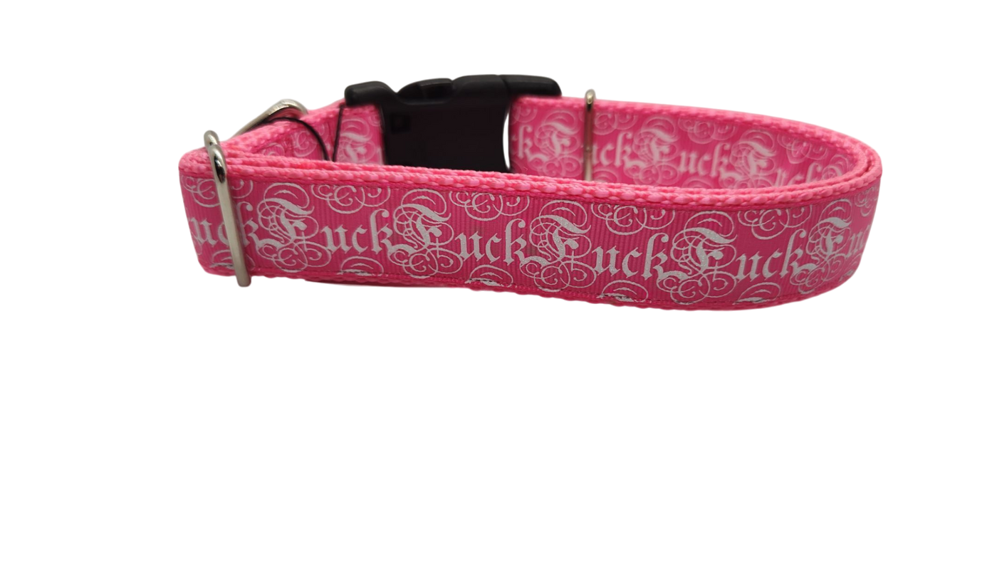 F*ck Nylon Dog Collar