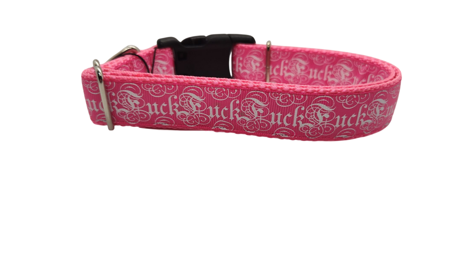 F*ck Nylon Dog Collar