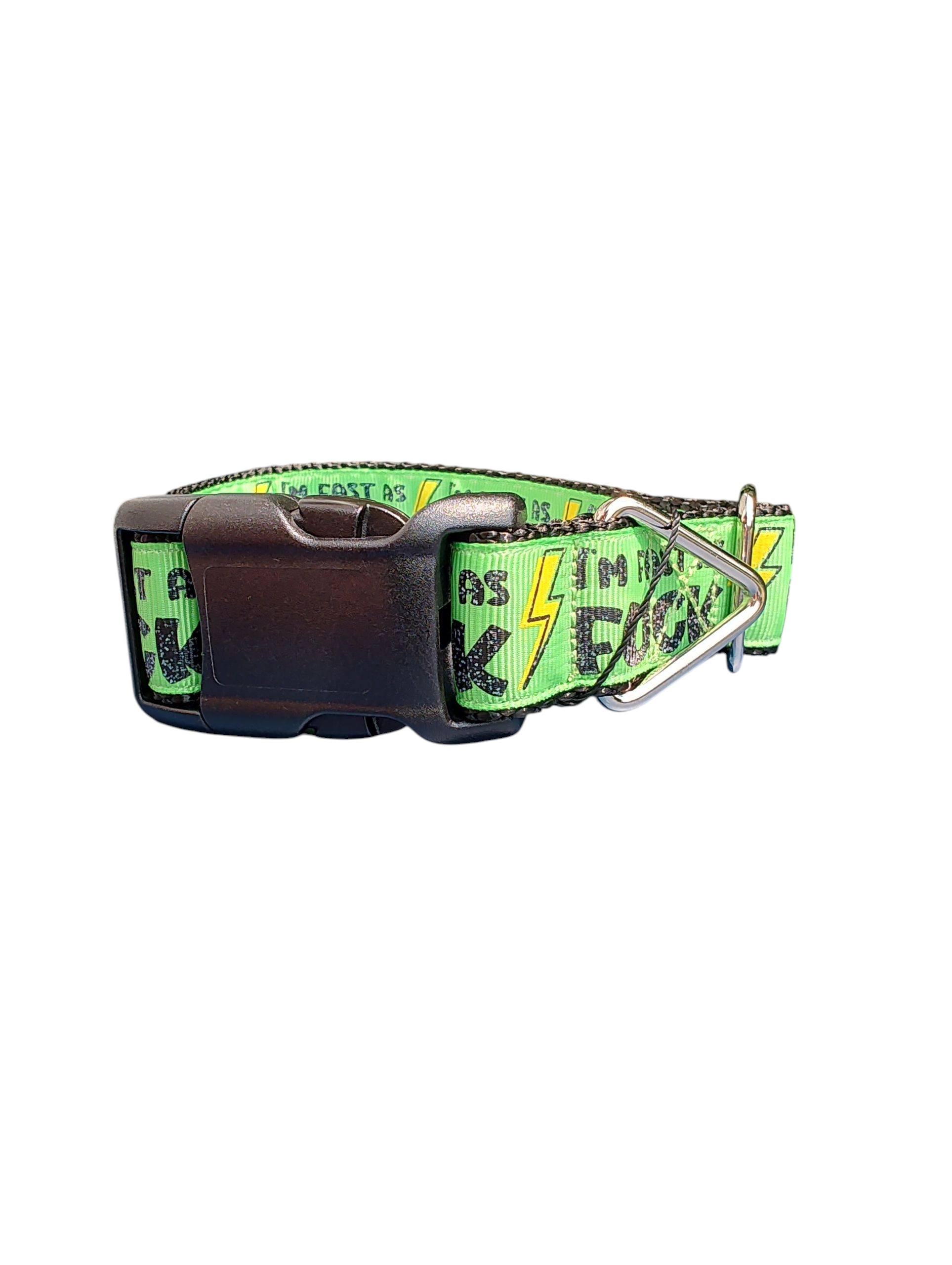 Fast As F*ck Nylon Dog Collar