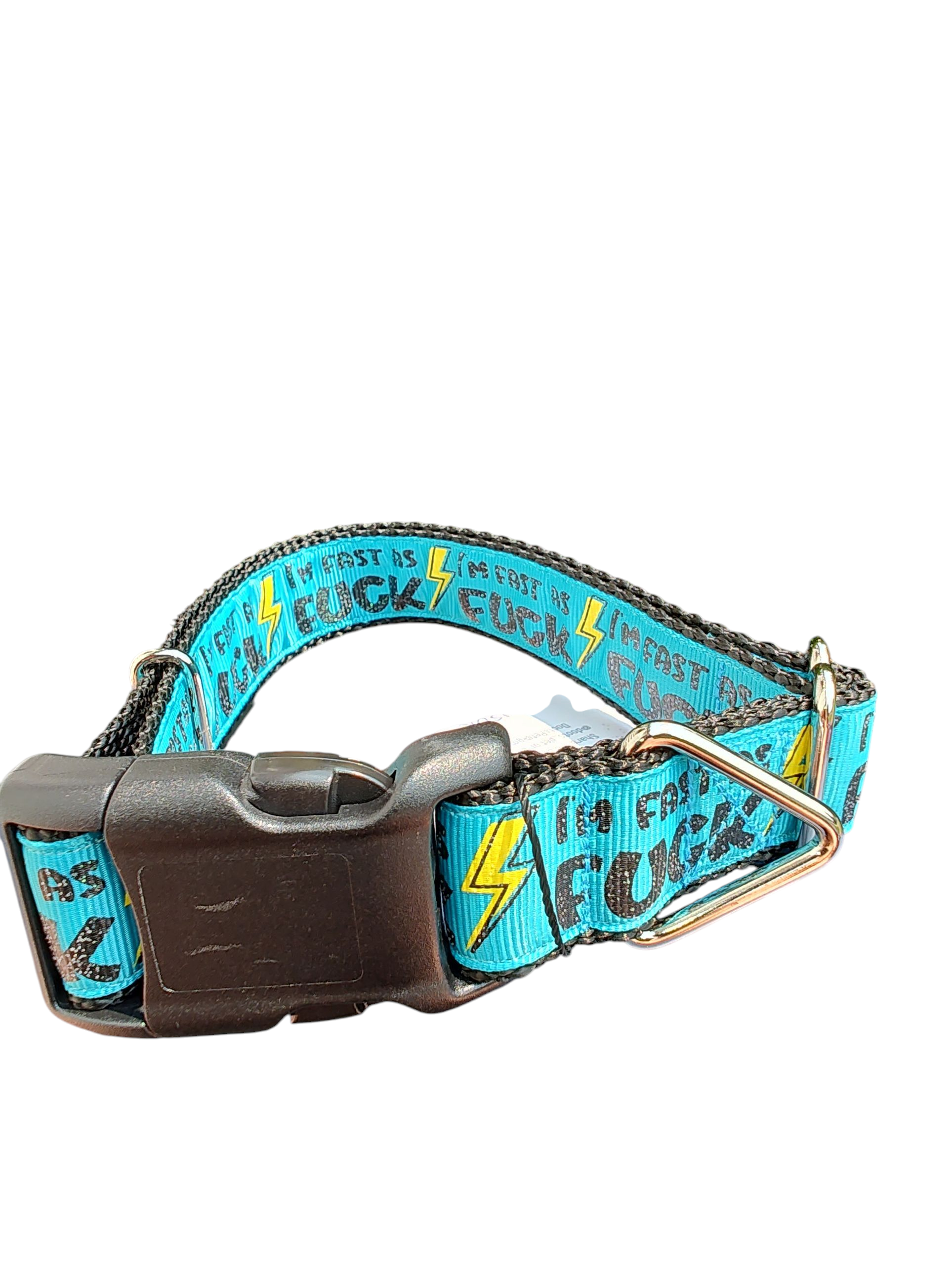 Fast As F*ck Nylon Dog Collar