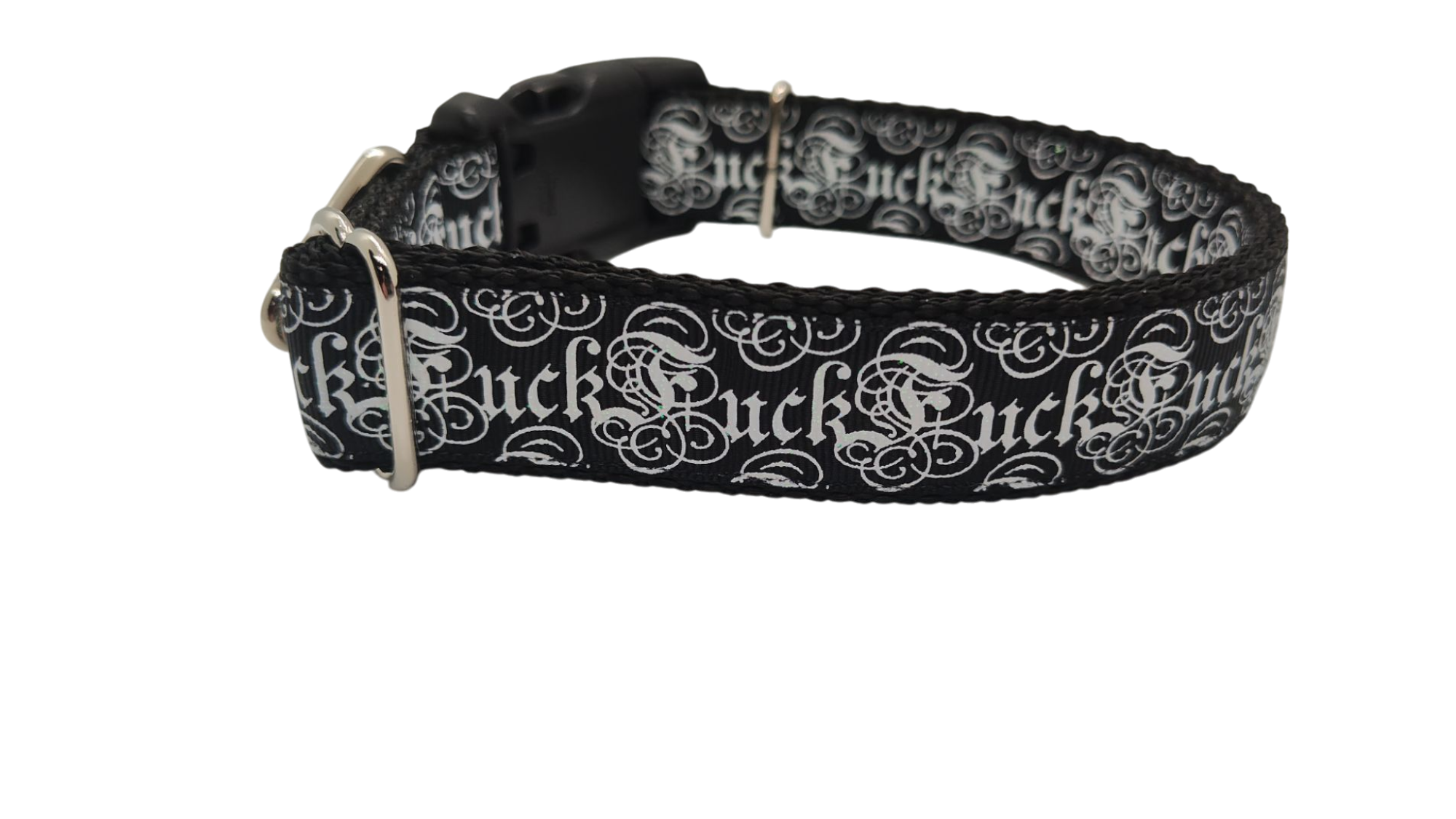 F*ck Nylon Dog Collar
