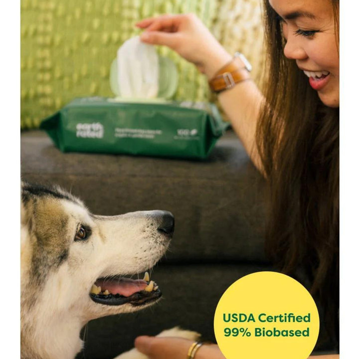 Earth Rated Grooming Wipes