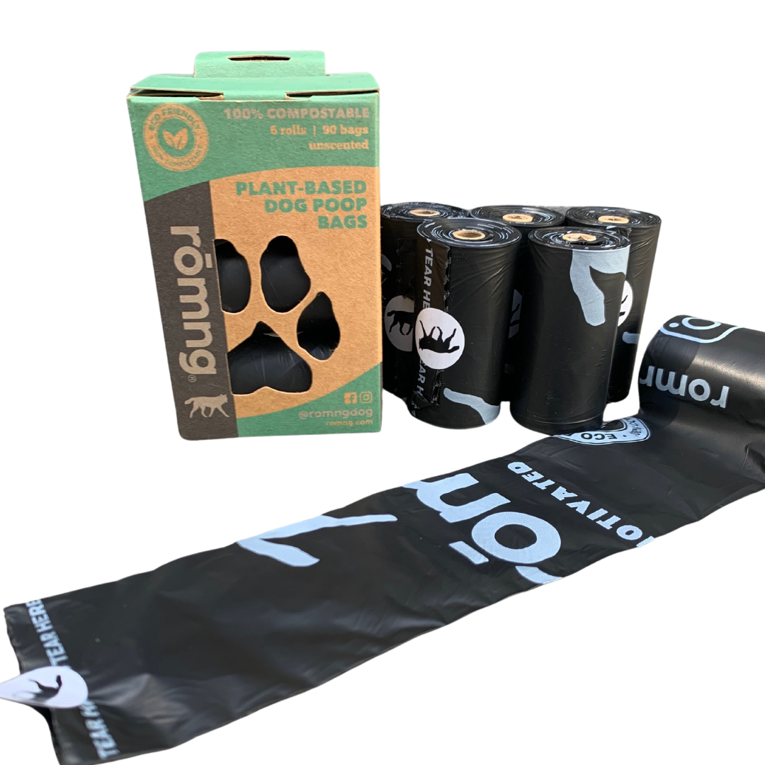 Rōmng Compostable Plant-Based Dog Poop Bags