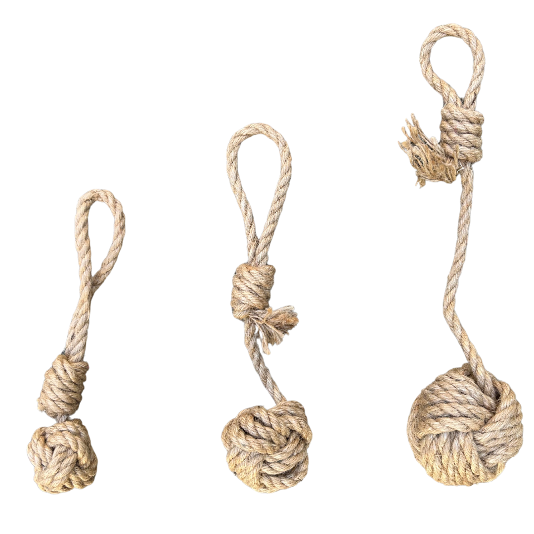rōmng Hemp Rope Dog Tug Toy