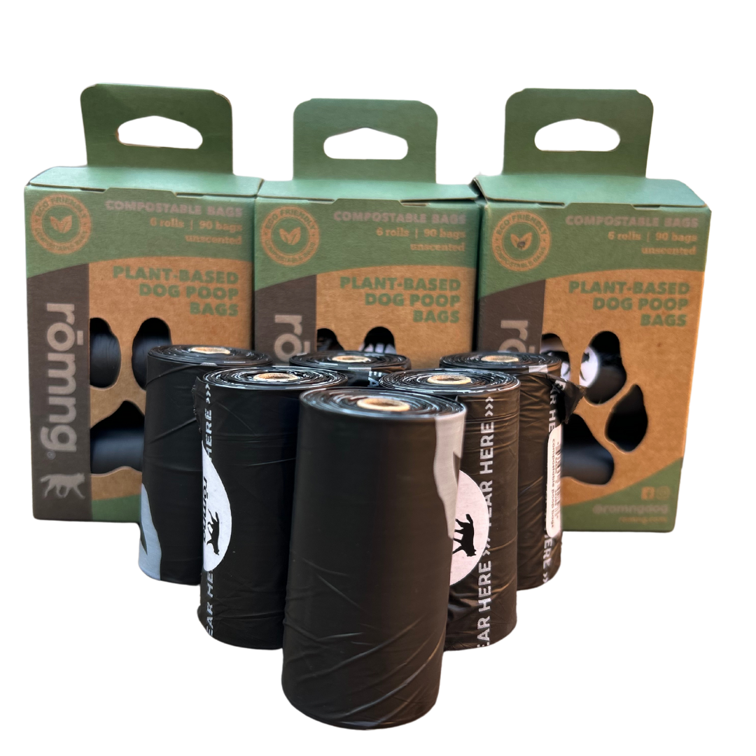 Rōmng Compostable Plant-Based Dog Poop Bags