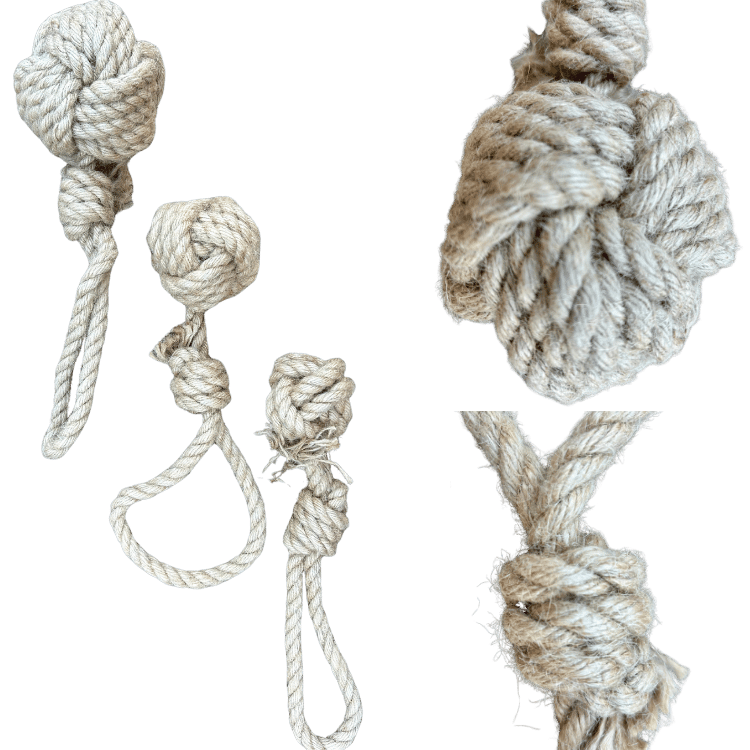 rōmng Hemp Rope Dog Tug Toy