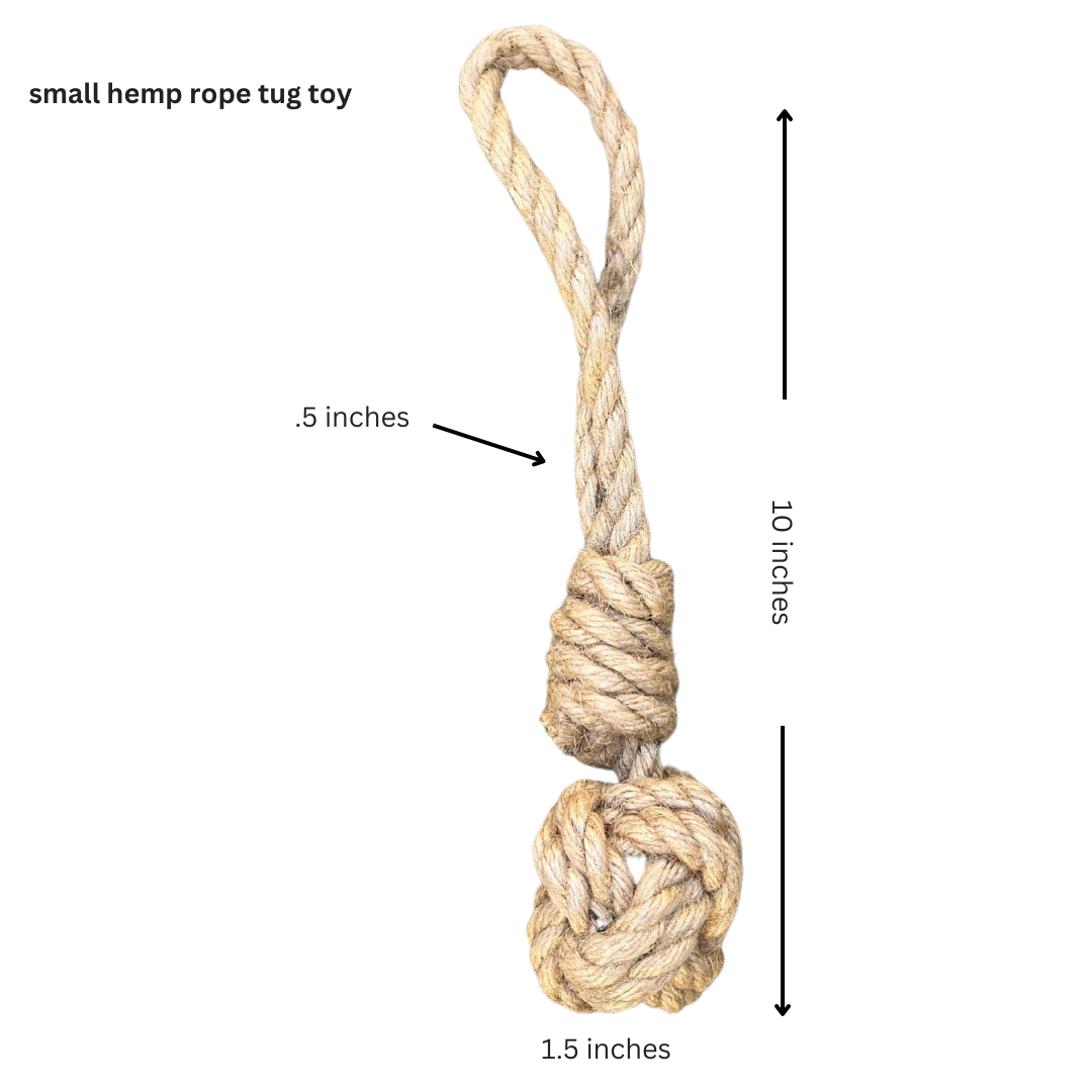 rōmng Hemp Rope Dog Tug Toy