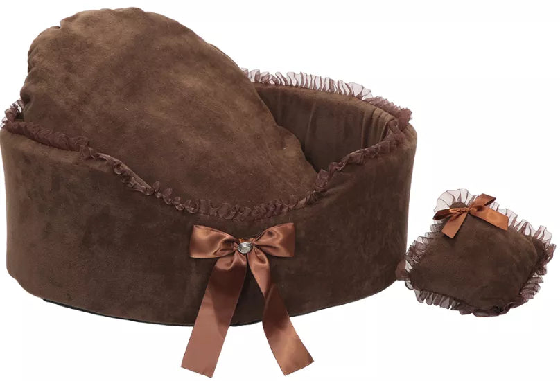 Luxurious Sofa Style Round Dog Bed