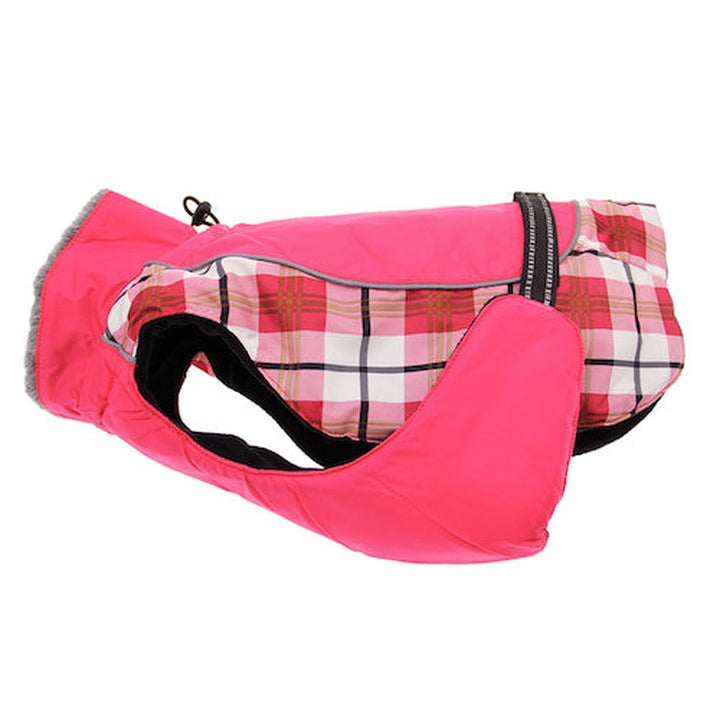 Alpine All-Weather Plaid Dog Coat