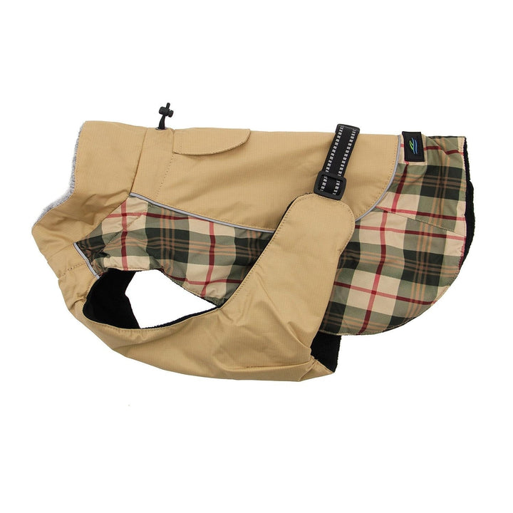 Alpine All-Weather Plaid Dog Coat