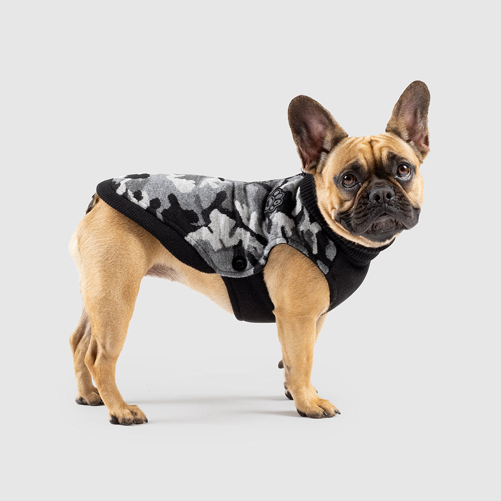Canada Pooch Northern Knit 2.0 - Black Camo