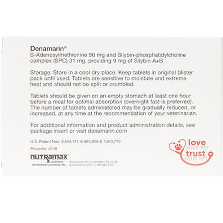 Denamarin for Small Dogs up to 12 lbs (30 Tabs)