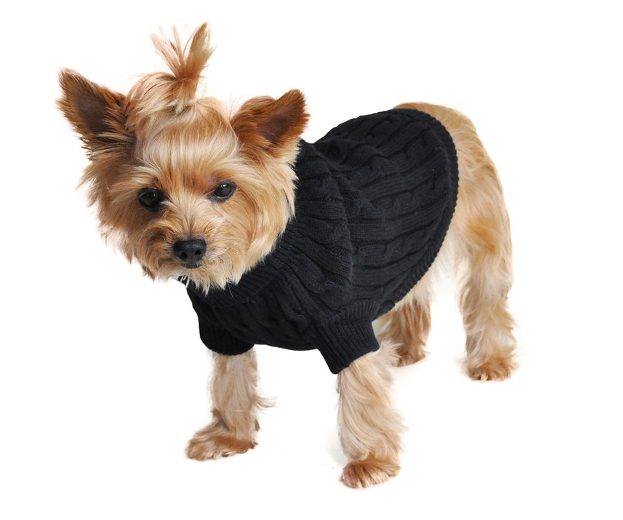 Doggie Designs Cable Knit Dog Sweater